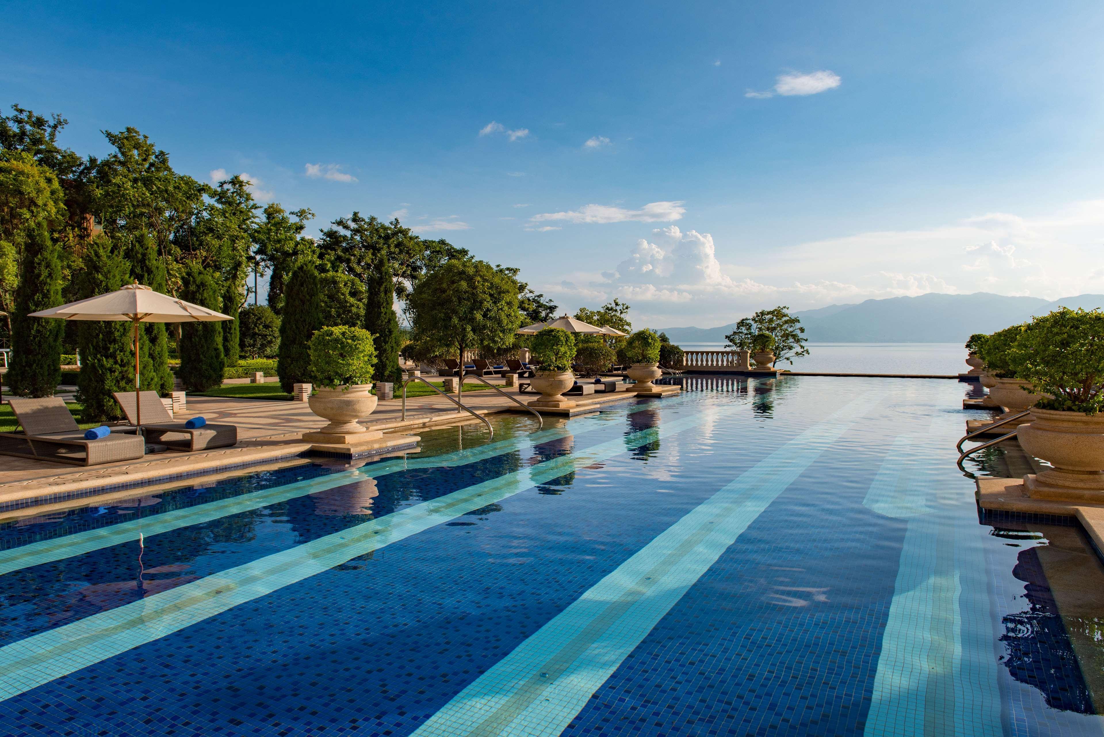 Hilton Yuxi Fuxian Lake Chengjiang  Bagian luar foto